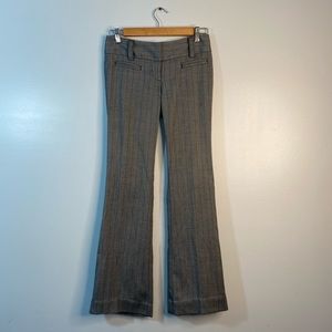 GUESS Gray Striped Dress Pants